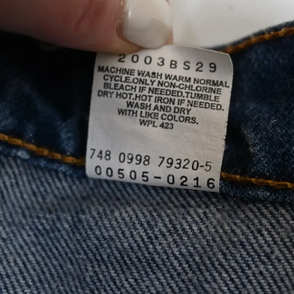 Levi's Mens 505 Regular Fit Straight Leg Vintage Jean 44x30